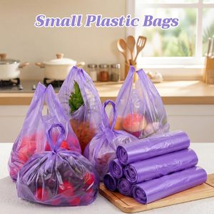 Bolsas de Plástico para Camisetas al por Mayor con Asas para Pequeños Negocios, Comercio Minorista, Supermercados, Mercancía, Tiendas de Conveniencia - Product Image 4