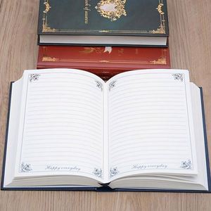 High Quality 160 Sheets Retro European Style Ultra Thick Hardcover Leather Thermal Binding A5 Notebook - Product Image 3