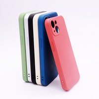 Soft Liquid Silicone Slim Protective Shockproof Phone Case Cover with Anti-scratch Microfiber Lining for Iphone 13 Mini 13 Pro M