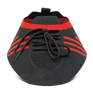 Atacado calçados esportivos superior Acabado Senhoras Tricô Vamp Sapato Superior Confortável e respirável 3D fly knit shoe uppers