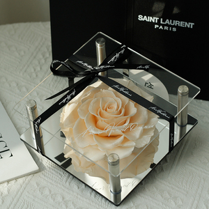 Lovebay, venta al por mayor, lujo, grandes rosas eternas, flores preservadas, <span class=keywords><strong>regalo</strong></span> de San Valentín, rosas preservadas reales para siempre en caja acrílica - Product Image 6