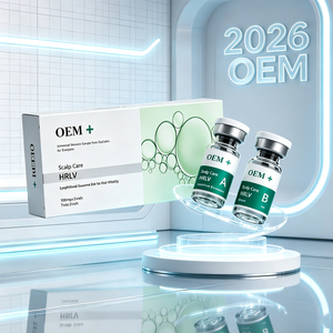 เซรั่มบำรุงเส้นผมและหนังศีรษะ OEM ไฮยาลูรอนิก แอซิด เอ็กโซโซมส์ สูตรอ่อนโยนต่อผิว ช่วยเร่งการเจริญเติบโตของเส้นผม สำหรับแบรนด์ความงามระดับโลก รับผลิตตามความต้องการ - Product Image 1