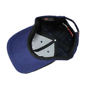 US MATH GO Casquette de baseball décontractée 6 panneaux en coton bleu marine - Product Image 4