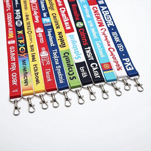 Cordón de tarjeta de identificación de alta calidad, regalo de negocios, recuerdo, logotipo personalizado, cordón de poliéster, correa para el cuello, cordón - Product Image 1