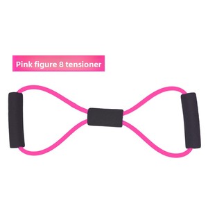 Figur 8 tali tegangan Expander dada tali tegangan Yoga Kebugaran Pilates sabuk resistensi sabuk tegangan kebugaran - Product Image 6