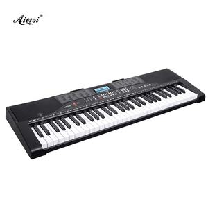 Aiersi Marque Prix de Gros <span class=keywords><strong>Piano</strong></span> Numérique 61 Touches Dent Bleu Orgue Électronique Professionnel Clavier Portable Multifonction - Product Image 1