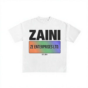 Mens T <b>Shirt</b> 220 GSM Premium 100% Cotton Knitted <b>Suede</b> Finish Front Custom O-Neck Regular Fit Short Sleeve Hip Hop Casual - Product Image 1