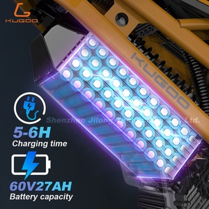 Kugoo WISH 02 Pro 2500W 60V 27AH มอเตอร์ไซด์ไฟฟ้าออฟโรดระยะทาง50กม./ชม. ความเร็วสูงสุด70กม./ชม. - Product Image 3
