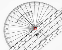 DF CFP-2 Traceur de navigation aérienne vintage en plastique laminé, outil manuel pour la formation des pilotes et des étudiants