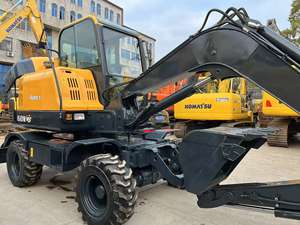 Excavadora Hyundai de segunda mano, excavadora de ruedas de 6 toneladas R60W, excavadora compacta de 6 toneladas, maquinaria ensacadora, excavadora de segunda mano, de Corea, R60W, de la marca Corea del Norte, y de la máquina de ensacado compacto, de dos años - Product Image 6