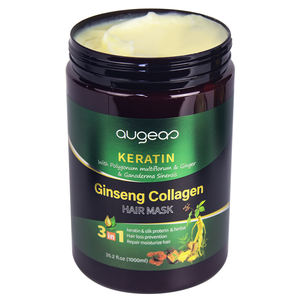 Augeas natural Ginseng colágeno Proteína de seda Tratamiento de reparación a base de hierbas <span class=keywords><strong>mejor</strong></span> máscara de queratina para el cabello - Product Image 3