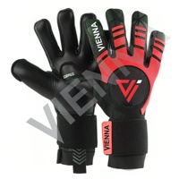 Gants de gardien de but de football professionnels de haute qualité, respirants, ajustables, à coupe négative, en caoutchouc de latex épaissi, protection des doigts