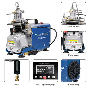 Compresor de aire de alta presión de 4500psi para llenado de rifles de aire PCP y tanques de Paintball - Product Image 4