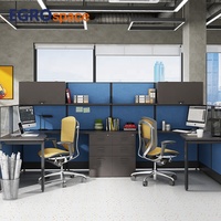 EGROspace, design de table moderne, mobilier en tissu, bureau de travail privé, poste de travail, bureau modulaire, cubicle