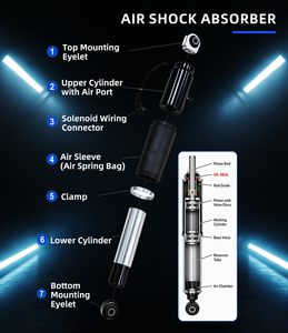 Toyota RAV4 coilover dönüşüm kitleri otomatik süspansiyon sistemleri için arka amortisörler araba 48531-0R031 - Product Image 5