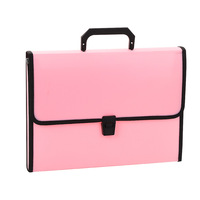 Porte-documents portable en PP à clip, double usage, pour étudiants et bureau