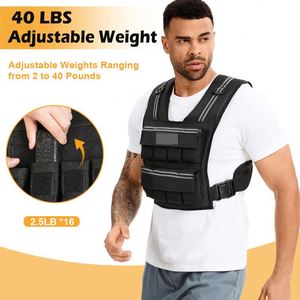 Gilet lesté à bandes réfléchissantes pour l'entraînement, la musculation et le renforcement musculaire - Product Image 5