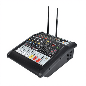 Amplificador Mezclador PA Profesional de Alta Potencia para Escenarios, Bodas y Eventos en Vivo con DSP, Reverberación, Ecualizador y Efectos de Micrófono - Product Image 3