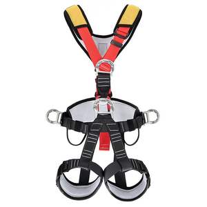 ロッククライミングレスキュー用のカスタマイズされた高耐荷重全身安全ハーネスヨーロピアンスタイルの身体安全ハーネス - Product Image 1