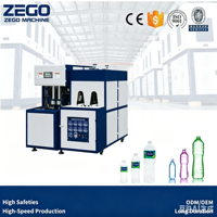 Machines semi-automatiques de soufflage de bouteilles d'eau et d'huile pour la fabrication de bouteilles et de gobelets en plastique, machine de fabrication de bouteilles en plastique de 30 à 2000 ml