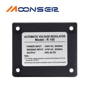 MoonsEir R150 Automatic Voltage Regulator Single Phase AVR For Diesel Generator <b>Stabilizer</b> Excitation Current Control - Product Image 2