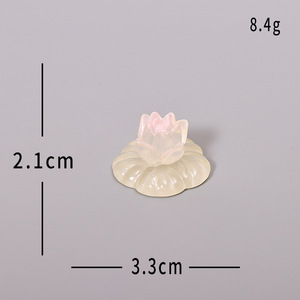 Adorno de Pecera con Forma de Pez Loto, Micropaisaje de Resina, Decoración de Meditación DIY, Miniatura de Jardín <span class=keywords><strong>Zen</strong></span> para Acuario, Adorno para el Hogar, Idea de Regalo Creativo - Product Image 6