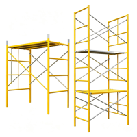 Échafaudage multidirectionnel polyvalent de type Layher avec rosettes et cadre en H pour la construction et l'utilisation extérieure de ponts