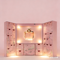 Boîte de calendrier de l'avent de luxe pour bijoux, parfums, cosmétiques, boîte à tiroirs en carton, cadeau surprise, boîte mystère, boîte cadeau de Noël
