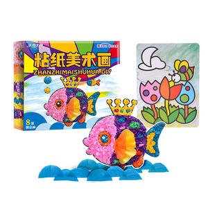 ชุดงานฝีมือกระดาษแฟรี่แลนด์ 25x65 ซม. สติ๊กเกอร์ไดคัทสำหรับเด็ก DIY สร้างสรรค์ภาพวาด ของเล่นเสริมพัฒนาการเด็กเล็ก - Product Image 1