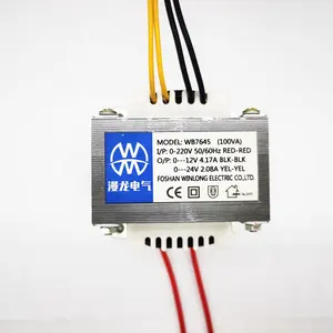 EI35 EI6628 EI6636 elektrikli Ei güç trafosu 230V 240v 12v 50VA 40VA 30va