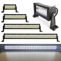 Projecteur de travail LED BSG haute puissance étanche IP67 180W 300W à 2 rangées, faisceau long 5000 Lumens Spot/Flood, lumière tout-terrain modifiée