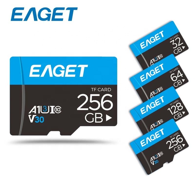 EAGET TFBL Wholesale Carte Memoire Class 10 U1 U3 Tarjeta Sd Card 32gb 64gb 128gb 256gb Carte SD Custom LOGO Sd Tf Memory Cards