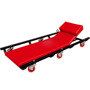 Appui-tête rembourré réglable de 40 pouces, chariot mécanique de voiture de Garage roulant avec 6 roues de 2 à 1/2 pouces roulettes d'une capacité de 150 kg - Product Image 2