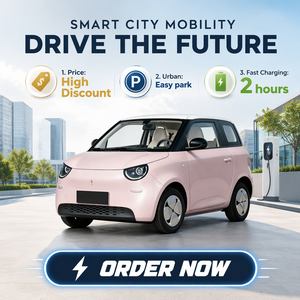 Linxys A100C 2026 Voiture Électrique <span class=keywords><strong>Mini</strong></span> Écologique 4 Places Autonomie 201-300km Batterie Lithium 30kWh Charge Rapide Caméra Arrière - Product Image 2