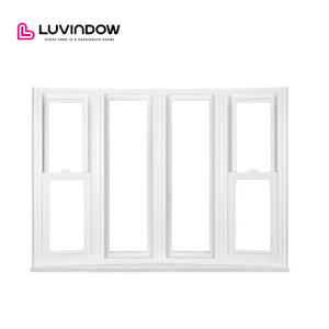 Fenêtres en aluminium à baie fixe texturée à double vitrage Low-E, isolées thermiquement, les plus vendues - Product Image 1