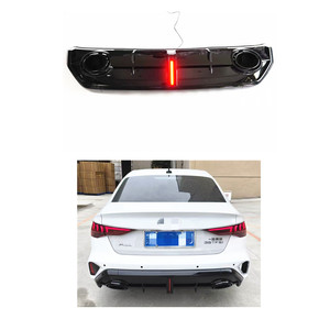 Bóng Đen khuếch tán phía sau cho Audi <span class=keywords><strong>A3</strong></span> 8Y Facelift LED phong cách Audi <span class=keywords><strong>A3</strong></span> 8Y RS3 phong cách khuếch tán phía sau - Product Image 1