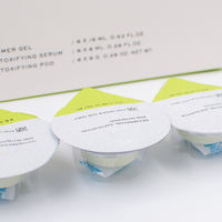 Kit de soin unifiant le teint : Capsules d'oxygène avec gel pour l'éclat de la peau, Gel de base facial à bulles d'oxygène CO2, Exfoliation Spa