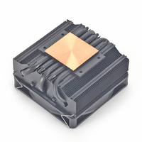 Pendingin CPU Tembaga Heat Pipes PWM ARGB 90MM Pendingin Udara CPU untuk PC ITX Intel LGA 1851 1700 115x 2011 Ryzen AM5 AM4 AM3