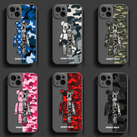 Dessin animé Anime luxe étui en silicone TPU pour iPhone 12 13 14 15 16 Mini Pro Max Xs Xr 6 7 8 Plus entièrement couvrir protéger la conception mignonne