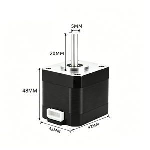 Moteurs <span class=keywords><strong>pas</strong></span> <span class=keywords><strong>à</strong></span> <span class=keywords><strong>pas</strong></span> hybrides Nema 17 48mm 42BYGH48 DC24V Axe 5.0mm Couple élevé Prix bas Gravure laser <span class=keywords><strong>Moteur</strong></span> <span class=keywords><strong>Arduino</strong></span> Paso Paso CE - Product Image 3