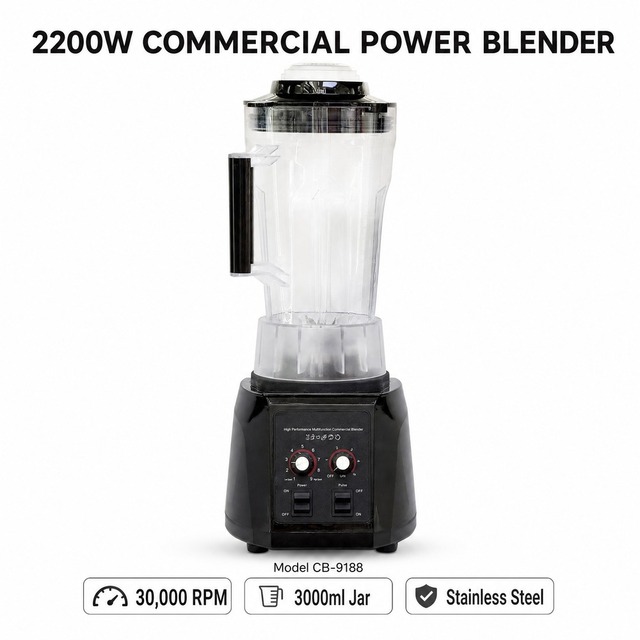 Lohas Blenders for Kitchen High Quality Commercial Electric Blender Heavy Duty Machine Industrial Smoothie Processor