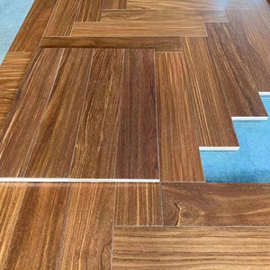 Parquet Stratifié Moderne en Bois d'Acajou/KUKU d'Asie, Matériau en Bouleau, Installation Facile par Clic, Idéal pour Salon Intérieur - Product Image 4
