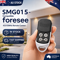 Télécommande de porte de garage SMG-015 Foresee 433,92 MHz à code roulant 4 boutons