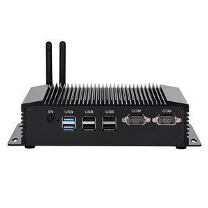 Mini PC industrial de bajo costo con ranura para tarjeta SIM Soporte de red 4G y <span class=keywords><strong>2</strong></span> RS232 para quioscos de publicidad con enchufes EE. UU./UE - Product Image 3