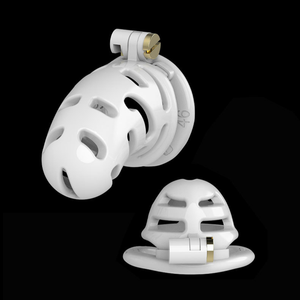 กรงผู้ชายพรหมจรรย์กรงเพศชายกรงพรหมจรรย์ล็อคอวัยวะเพศชายล็อคอวัยวะเพศชายควบคุมระยะไกลของเล่นทางเพศ BDSM สำหรับอวัยวะเพศชาย - Product Image 5