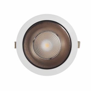 220V 12W LED Downlight dim CCT COB duvar yıkayıcı silindir Aurora dekoratif gömme ışık Clubhouse Hall 12V Downlight için - Product Image 2