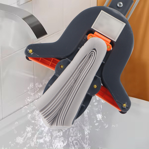 Absorbent <strong>PVA</strong> Sponge Flat <strong>Mops</strong> Folded in Half Squeeze Water Telescopic <strong>Mop</strong> Retractable Stainless Steel <strong>Mop</strong> Free Hand Wash - Product Image 5
