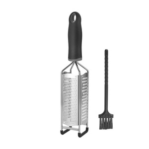 Set di Grattugie in Acciaio Inox 304 con Manico Lungo 3-in-1 per Limone, Formaggio e Verdure, Lavabile in Lavastoviglie, Ecologico per Cucina - Product Image 3