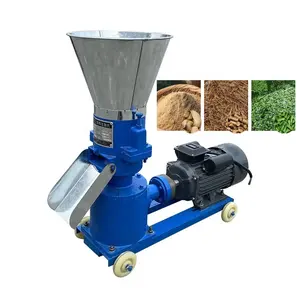 JUYOU Good Feedback Cattle Feed Making Processing Mesin Pellet Poultry Feed Pelletizer Mini Feed Pellet Machine