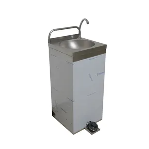 Lavabo portatile da campeggio con un serbatoio che funge da lavabo portatile per esterni